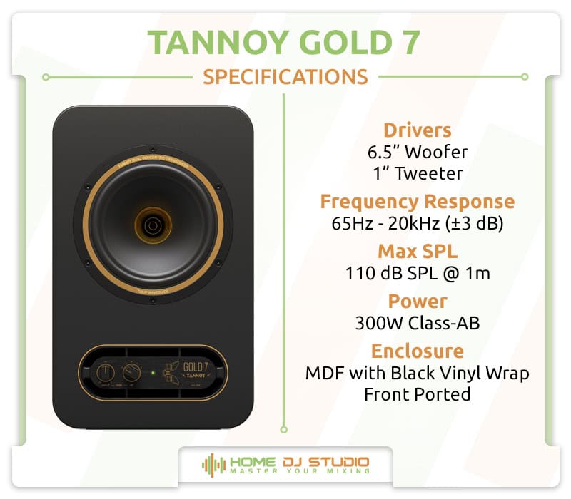 tannoy gold 7 ペア （1） Amazon.com: Tannoy Gold 7 6.5-inch Powered Studio Monitor